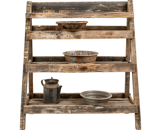 Vintage Wooden Rack